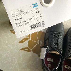 black star wars darth vader leather mens leandro sneakers